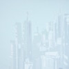 PASCAL CAMPION'S NEW YORK SKYLINE PANEL SET - BLUE