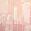 PASCAL CAMPION'S NEW YORK SKYLINE PANEL SET - BLUSH